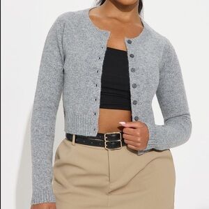 Vintage Gray Cotton Sweater